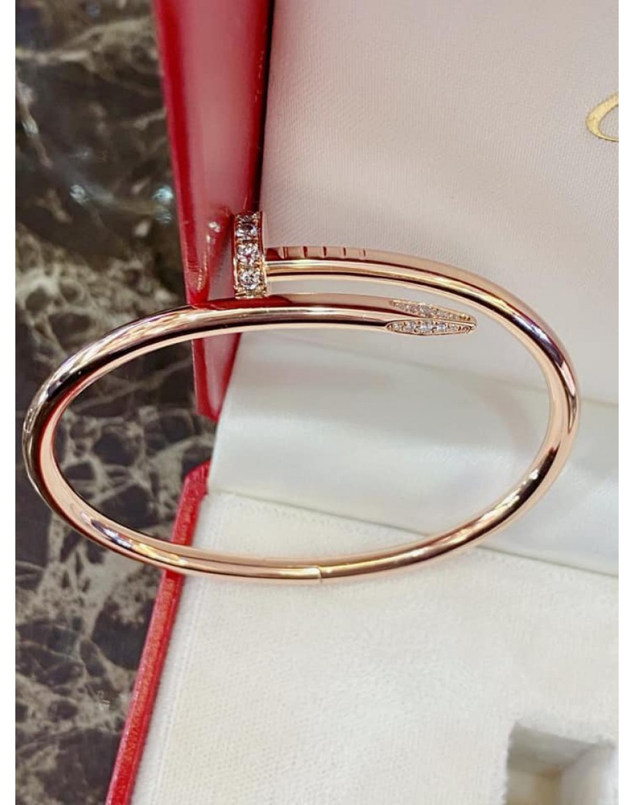 cartier juste un clou rose gold bracelet